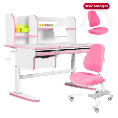 Комплект KinderZen Dali Plus парта + кресло (3 варианта), разные расцветки